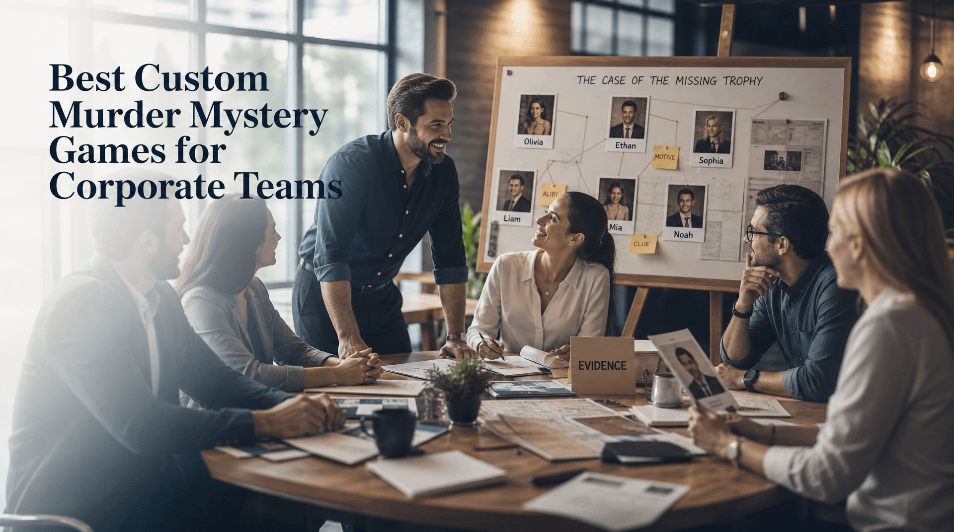 Best Custom Murder Mystery Games for Corporate Teams